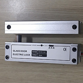 Mua Khóa chốt rơi cửa kính cường lực - Chốt khóa cửa điện từ gắn cửa kính SG-L04B12 ( Hàng nhập khẩu)