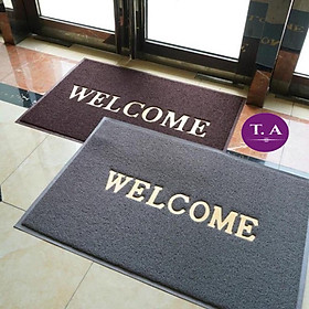 Mua Thảm Nhựa Chùi Chân Welcome 3A   Siêu Bền   Siêu Đẹp   Sang Trọng