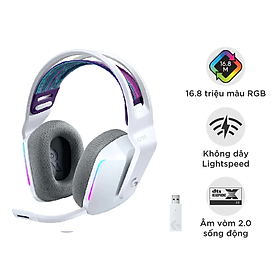 Mua Tai nghe game không dây Lightspeed Logitech G733  RGB Lightsync  màn loa Pro-G  Mic Blue Voice -Hàng chính hãng