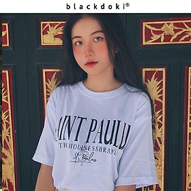 Áo thun nữ BLACKDOKI-Saint Paulus 2 , áo phông basic form rộng tay lỡ cá tính M121