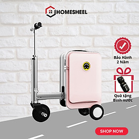 Vali điện Homesheel Airwheel SE3S chính hãng  Bảo hành 2 năm - Hồng