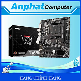 Mua Bo Mạch Chủ Main MSI A520M-A PRO Socket AM4 - Hàng Chính Hãng