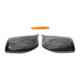 2 Pieces Side Mirror Covers Caps for   Series 2004-2007 Accessory