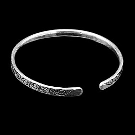  Lắc Tay Nữ Bạc Hiểu Minh LTU534 - Dạng Kiềng - Bảo Hành Vĩnh Viễn ( Hàng Chính Hãng )