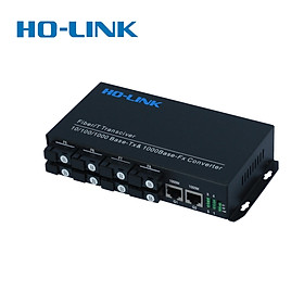 Switch quang 8 port SC 1gigabyte, 2 Cổng LAN Ho-link HL-8FG2E-1000 - Hàng Chính Hãng