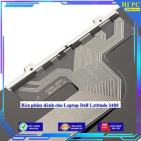 Bàn phím dành cho Laptop Dell Latitude 3480 - Hàng Nhập Khẩu 