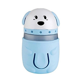 Máy Làm Ẩm Không Khí USB Hình Chó Cầm Tay Có Đèn LED DAD12-WX-05 - Xanh Trắng