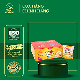 Cháo Tổ Yến Thịt Gà Yến Đảo Cải Thiện Chức Năng Phổi - thùng 30 gói