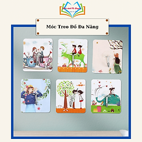 Mua Móc treo đồ dán tường đa năng hình 3D  miếng dán treo khăn  phụ kiện  móc khóa siêu tiện lợi  nhỏ gọn