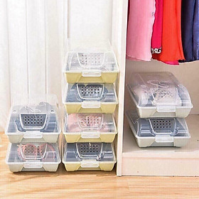 Mua Hộp đựng giày dép bằng nhựa cứng trong suốt