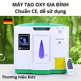 Máy tạo oxy gia đình - Thương hiệu Đức DEDAKJ DE-2AW - Chuẩn CE- Gọn nhẹ