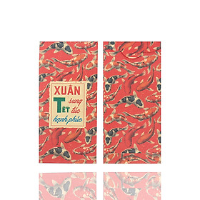 Nơi bán Set 50 Bao Lì Xì Tết 2019 Xuân Sung Túc Đỏ - Giá Từ -1đ