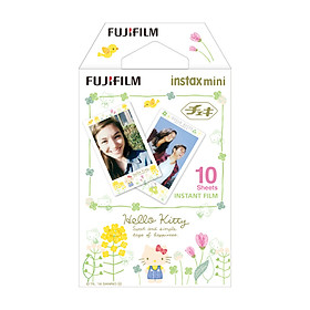 Hộp Phim Fujifilm Instax Mini Hoạ Tiết HelloKitty Vẽ Bằng Tay