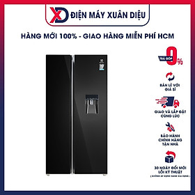 Mua   Giao Toàn Quốc   Tủ Lạnh Electrolux ESE6645A-BVN 619L Side By Side - Hàng Chính Hãng