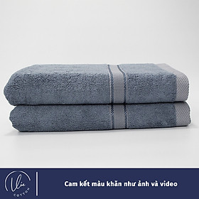 Mua Set 2 Khăn Tắm Sợi Tre Cao Cấp VieCotton Mềm Mịn Kháng Khuẩn Siêu Thấm Hút An Toàn Cho Da