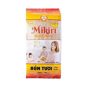 Combo 4 Bún Gạo Tươi Sợi Lớn, Nui Trắng Dài Mikiri