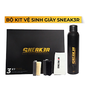 Chai Xịt Tạo Bọt Vệ Sinh Giày XIMO Cao Cấp 300ml XVSG02 - Bộ kit Sneaker 3R