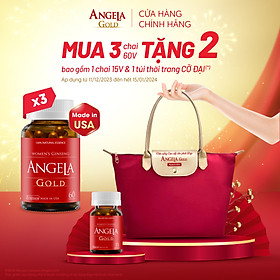 KHI MUA COMBO 3 HỘP ANGELA GOLD 60 VIÊN - Cải thiện sức khỏe