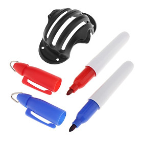 Golf Ball Alignment Liner Marker Line Marking Pens Template Draw Stencil Putting Putt Linear Training Aids