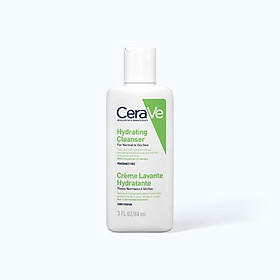 Sữa rửa mặt giúp làm sạch sâu cho da thường và da khô CeraVe Hydrating Cleanser (88ml)