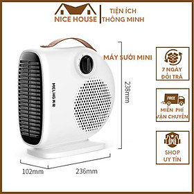 Mua Máy sưởi mini để bàn cao cấp công suất 2000w tiết kiệm điện  Quạt sưởi mini an toàn chống cháy nổ và giảm tiếng ồn- Hàng chính hãng