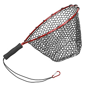 Vợt bắt cá SP001 tay cầm silicon lõi hợp kim nhôm với dây lưới đàn hồi EVA