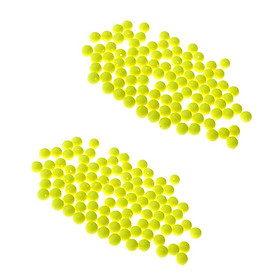 200Pcs Strike Indicator Fluorescent Fishing Floating Floats Bobbers Yellow