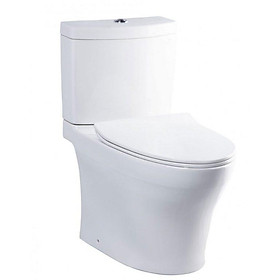 Mua Bồn Cầu TOTO CS769DRT8 Hai Khối Nắp êm TC600VS . Công nghệ xả thẳng Tornado êm  mạnh mẽ - Vật liệu xây dựng Big H