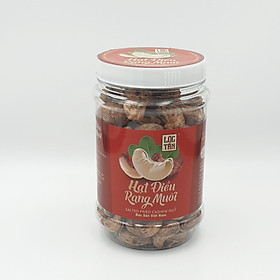 Hạt Điều Rang Muối Vỏ Lụa Loại A - Lộc Tấn (Hộp 250gr)