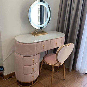 Mua Bàn trang điểm dài 1m tặng kèm ghế  tủ mỹ phẩm