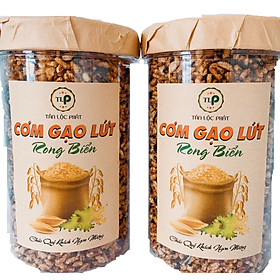 CƠM GẠO LỨT RONG BIỂN SẤY GIÒN TLP - 500G ĂN CHAY ĐƯỢC