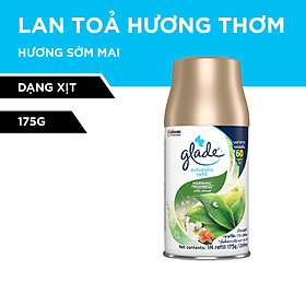 GLADE Bình xịt thơm phòng tự động Hương Sớm Mai 175g