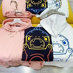 Áo Hoodie Chống Nắng dành cho Nam cho Nữ và Cặp Đôi in hình khủng long , Form rộng Unisex Ulzzang có 3 màu