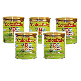 Combo 5 lon Sữa công thức Colosbaby D3K2 1+ lon 800g - Tăng cường đề kháng