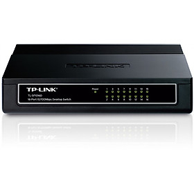 TP-Link TL-SF1016D - Switch Chia Tín Hiệu Để Bàn 16 Cổng 10/100Mbps (Đen)-Hàng Chính Hãng
