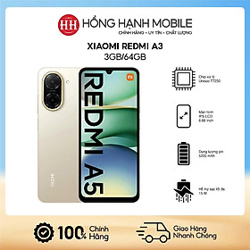 Điện Thoại Xiaomi Redmi A5 3GB/64GB - Hàng Chính Hãng