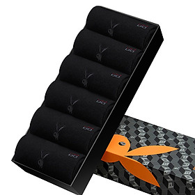 Hộp 6 Đôi Tất Nam Thoáng Khí Playboy