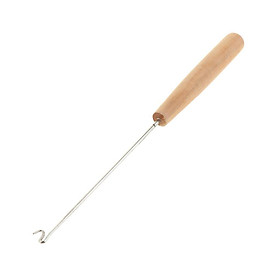 1x Piano Trampoline Spring Pull Tool Wooden Handle for Piano Adjustment