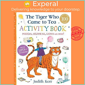 Sách - The Tiger Who Came to Tea Activity Book by Judith Kerr (UK edition, paperback)
