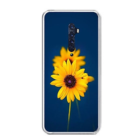 Ốp lưng điện thoại Oppo Reno 2 - Silicon dẻo - 0340 SUNFLOWER07 - Hàng Chính Hãng