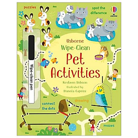 Wipe-Clean Pet Activities