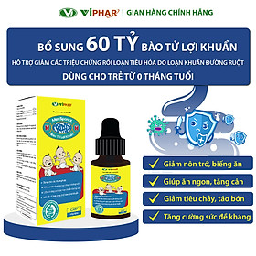 Men vi sinh bào tử lợi khuẩn MenSporeX Viphar giảm rối loạn tiêu hoá, con ăn ngon, tăng cân, lọ 10ml