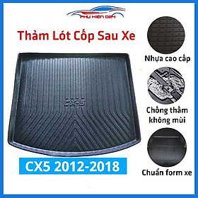 Thảm nhựa lót cốp CX5 2012-2013-2014-2015-2016-2017-2018 nhựa dẻo dày dặn đàn hồi tốt