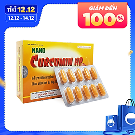 Hình ảnh Thực phẩm chức năng Nano Curcumin HP - Học Viên Quân Y - Giải Pháp Cho Người Bệnh Dạ Dày, Ung Thư