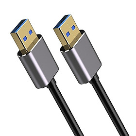 Cáp USB Đực sang Đực Cáp USB A sang USB Cáp USB 3.0 Hai đầu Dây USB 5Gbps cho Ổ cứng tản nhiệt Cáp mở rộng USB 3.0 Chiều dài cáp: 5M