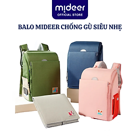 Balo đi học cặp chống gù Mideer 3D Waist Relief Backpack , siêu nhẹ tiêu chuẩn châu Âu