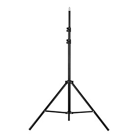 Chân máy bằng kim loại có thể điều chỉnh Max. Chiều cao 2M / 6,6ft với Vít 1/4 inch cho Đèn LED Video Studio chụp ảnh