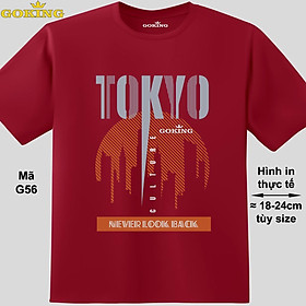 TOKYO, mã G56. Trở nên cá tính và ấn tượng cùng chiếc áo phông Goking cho nam nữ trẻ em. Áo phông hàng hiệu cho cặp đôi, gia đình, đội nhóm