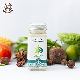 Bột tỏi hữu cơ Vinasamex 50g - Vinasamex Organic Garlic Powder 50g