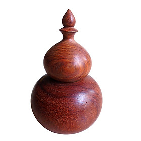 Ống tăm gỗ hương đỏ hình tiện hồ lô cao cấp THL01